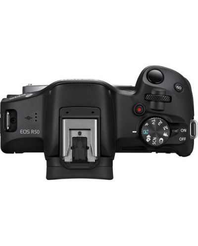 Фотоапарат Canon - EOS R50 Content Creator Kit, Black + Обектив Canon - RF 85mm f/2 Macro IS STM - 9